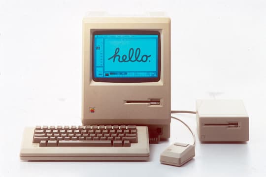 Der erste Macintosh-Rechner von Apple