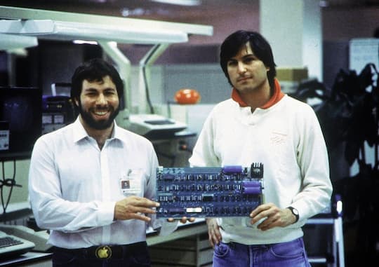 Steve Wozniak und Steve Jobs im Jahr 1978