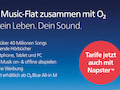 o2: 5 Euro sparen oder Napster Music-Flat