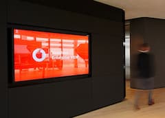 In der Vodafone-Zentrale in Dsseldorf