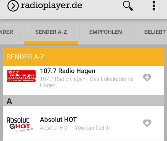 Der Radioplayer Deutschland bietet Untersttzung fr DAB+