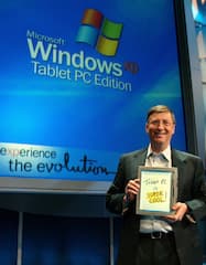 Bill Gates: Tablet mit Windows XP