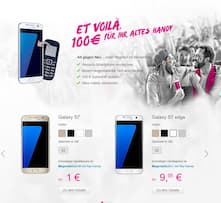 Auf der Webseite wirbt die Telekom fr die neue Aktion