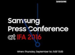 Samsung mit Pressekonferenz auf der IFA