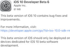 iOS 10 Beta 10 verffentlicht