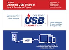 Die Grafik des USB IF bewirbt die vorteile des neuen Zertifizierungsprogramms