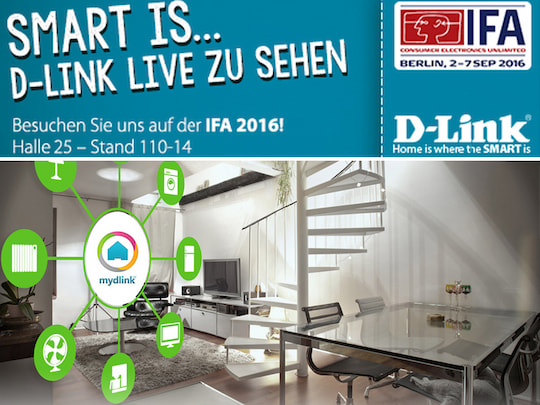 D-Link zeigt auf der IFA neue Smart-Home-Produkte