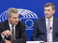 EU-Kommissare Oettinger und Ansip