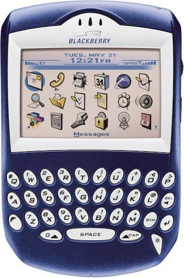 Das Blackberry 7230 kam 2003 auf den Markt