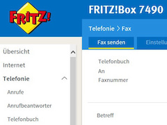 Faxfunktion in der FRITZBox
