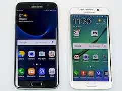 Galaxy S7 Edge (link) und S6 Edge (rechts) im Vergleich