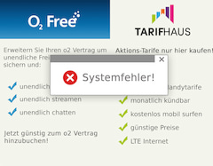 Aufgrund eines Fehlers im Buchungssystem konnten Tarifhaus-Kunden den o2 Free extrem gnstig buchen.