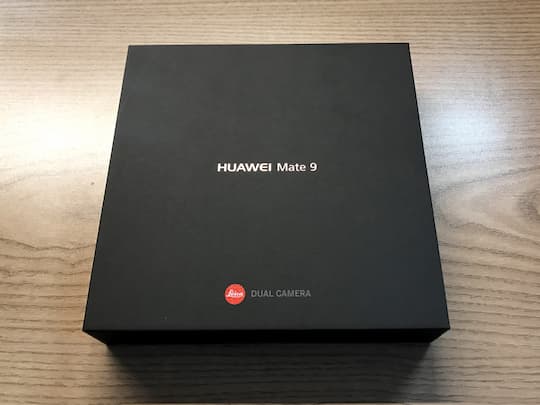 Huawei Mate 9 in der Redaktion angekommen