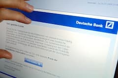 Screenshot einer Phishing-Mail, angeblich von der Deutschen Bank.