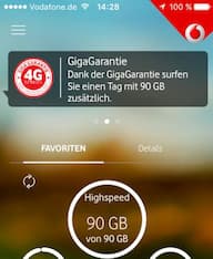 Vodafone-Aktion auch im Roaming nutzbar
