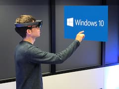 Auf der HoloLens luft eine angepasste Windows-10-Version