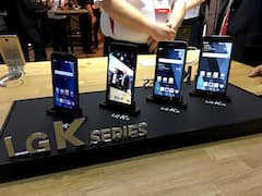 Auch neue Smartphones der K-Serie hat LG mit nach Las Vegas gebracht