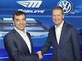 Prof. Amnon Shashua (Chairman Mobileye) and Dr. Herbert Diess (Chairman Volkswagen brand).