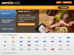 Die TV-Streaming-Plattform Zattoo 