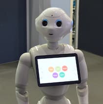 Ein Roboter auf der CeBIT 2017