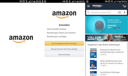 Screenshot "Amazon Shopping"