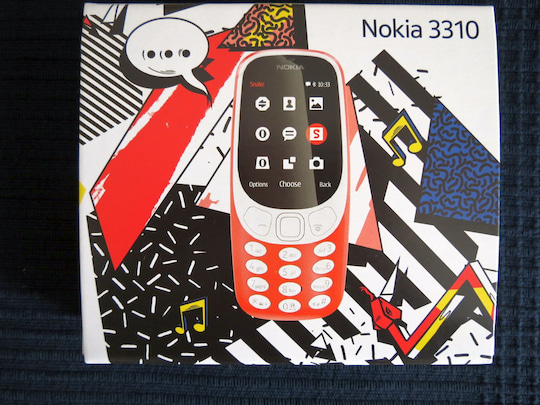 Peppige Verpackung des Nokia 3310