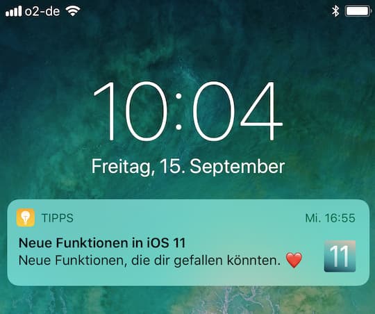 iOS 11 auf dem iPhone 7 Plus