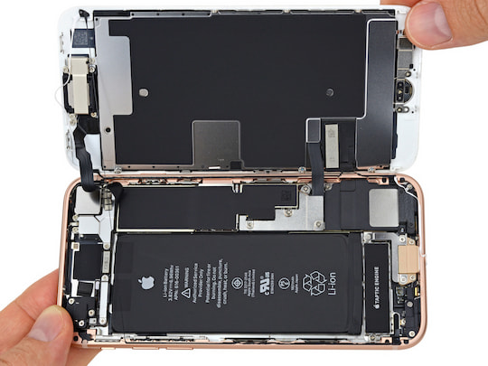 Das Apple iPhone 8 ist schwerer zu reparieren als das iPhone 7