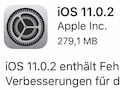 iOS 11.0.2 verfgbar