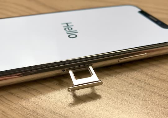 Schacht fr die Nano-SIM-Karte