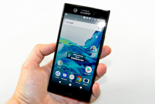 4,6-Zoll-Display des Xperia XZ1 Compact ist schn hell