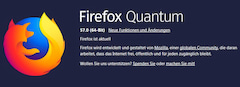 Firefox 57 mit vielen Neuerungen