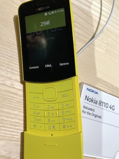 Macht da weiter, wo Nokia aufgehrt hat: 8110-4G