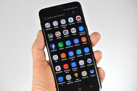 App-bersicht beim Samsung Galaxy S9