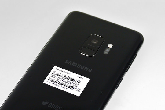Rckseite des Samsung Galaxy S9