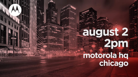 Am 2. August werden neue Motorola-Smartphones vorgestellt