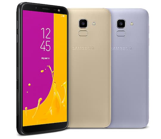 Das Samsung Galaxy J6 gibt es in drei Farbvarianten.