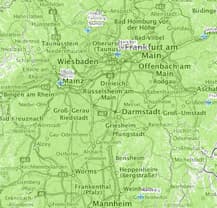 Der bundesweite DAB+-Multiplex sollte im gesamten Rhein-Main-Gebiet gut zu empfangen sein