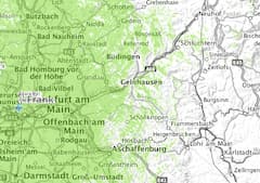 Das stliche Rhein-Main-Gebiet ist die Empfangsgrenze fr die privaten Programme im Kanal 11C