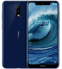 Das Nokia X5 kommt in den Farben Schwarz, Wei und Blau auf den Markt.