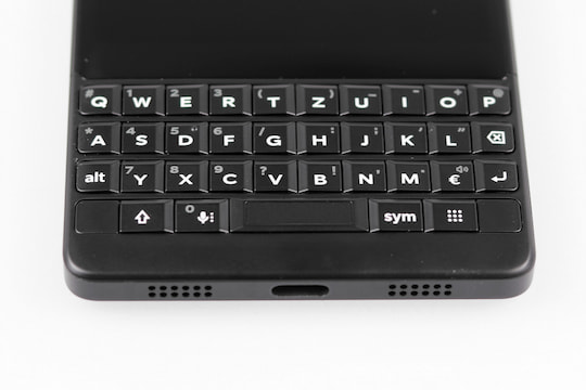 Tastatur erinnert an alte Blackberry-Zeiten