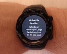 Google Pay mit der Huawei Watch 2