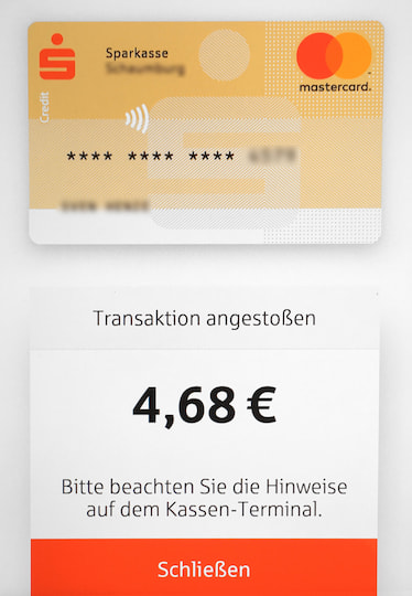 Bezahlung am NFC-Terminal