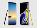 Das Samsung Galaxy Note 8 (links) im Vergleich mit dem Galaxy Note 9.