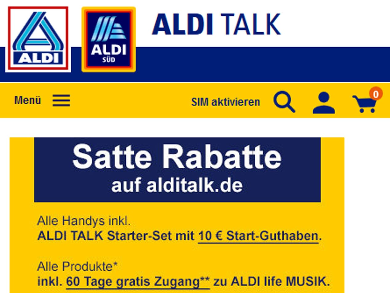 Aktion bei Aldi Talk: Smartphones günstiger - teltarif.de News