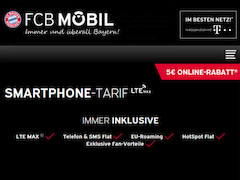 Das Angebot von FCB Mobil im Netz der Deutschen Telekom kann auch von Fans anderer Fuballclubs verwendet werden.