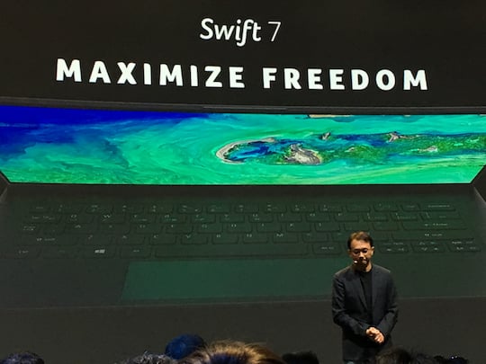 Das neue Acer Swift 7 wird erst zur CES fertig