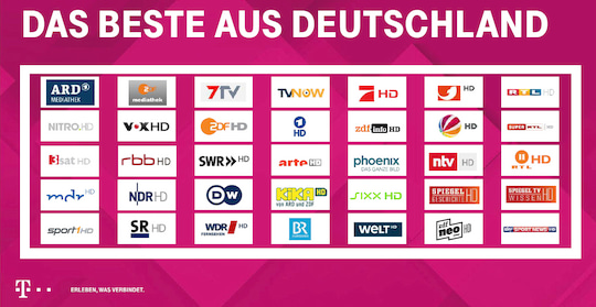 Das Beste aus Deutschland, aber nicht nur. Auch auslndische Programme und Spezialkanle sind ber MagentaTV mglich, darunter internationale Nachrichtensender.
