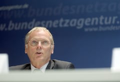 Jochen Hohmann, Prsident der Bundesnetzagentur wird von der Politik bedrngt, die Auktionsregeln zu verschrfen.