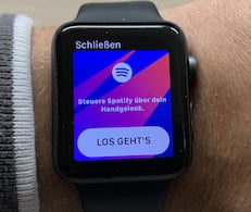 Spotify fr die Apple Watch ausprobiert